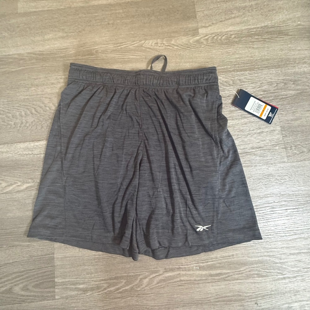 Reebok Mens Inclination Everyday‎ Active 7 Shorts Ebony Heather Gray